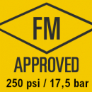 TUBI E RACCORDI FM APPROVED 250 psi (17,5 bar, SDR 9)