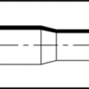 RIDUZIONE CONCENTRICA PPR GRIGIO CODOLO LUNGO