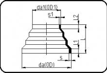 RIDUZIONE CONCENTRICA MULTIDIAMETRO CODOLO CORTO FM APPROVED