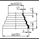 RIDUZIONE CONCENTRICA MULTIDIAMETRO CODOLO CORTO FM APPROVED