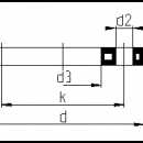 FLANGIA IN ACCIAIO RIVESTITA IN PP NERO PER CARTELLA FORATURA PN10/16 FM APPROVED